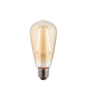 LED žárovka E27 hruška jantarová Endon 2W small 0