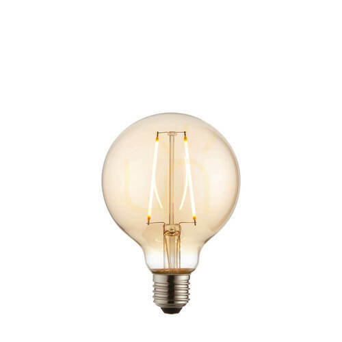 Kontrola E27 LED žárovka globe amber Endon