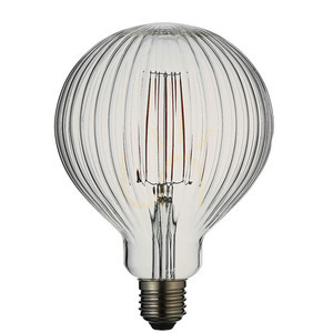 Stolní lampa Endon Ribb transparentní sklo E27 4W small 5