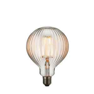Stolní lampa Endon Ribb transparentní sklo E27 4W small 0