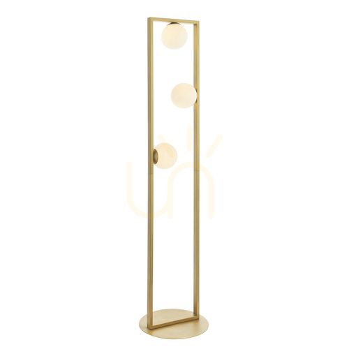 Kontrola Stojací lampa Endon Teo bílá 3x G9 141 cm