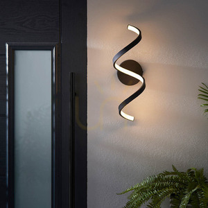 Nástěnné LED světlo Endon Astral černé hliník 12 W small 2
