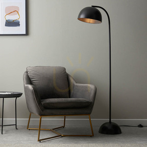 Stojací lampa Endon Brodey černá ocel E27 small 3