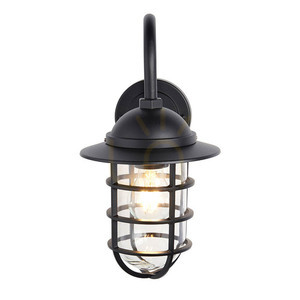 Nástěnné svítidlo Endon Port černé E27 1x10W small 1