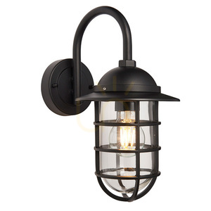 Nástěnné svítidlo Endon Port černé E27 1x10W small 0