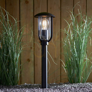 Venkovní stojací lampa Endon Quinn černá hliník 50 cm E27 stmívatelná small 5