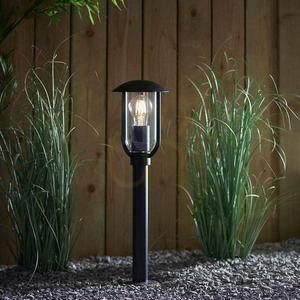 Venkovní stojací lampa Endon Quinn černá hliník 50 cm E27 stmívatelná small 6