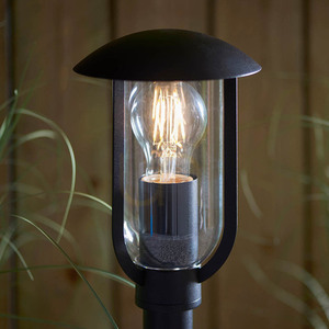 Venkovní stojací lampa Endon Quinn černá hliník 50 cm E27 stmívatelná small 8