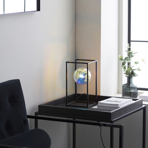 Stolní lampa Endon Kinjo černá s duhovým sklem G9 30 cm small 6
