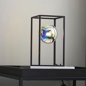Stolní lampa Endon Kinjo černá s duhovým sklem G9 30 cm small 7