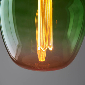 Dekorativní LED žárovka Endon Roves E27 2,8 W 1800 K, zeleno-růžové ombré sklo, Ø 19 cm small 6