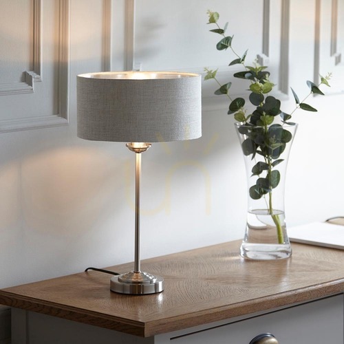 Kontrola Stolní lampa Highclere Beige Endon.