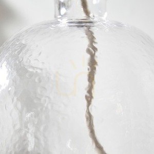 Základna stolní lampy Endon Lyra černá, strukturované sklo E14 29,3 cm 100910 small 5