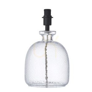 Základna stolní lampy Endon Lyra černá, strukturované sklo E14 29,3 cm 100910 small 0