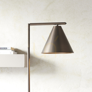 Stojací lampa Endon Cape bronzová ocel E27 small 4