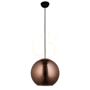 Závěsné svítidlo Endon Boli černé E27 1x10W sklo ocel 30 cm 1 Závěsné svítidlo Endon Boli černé E27 1x10W sklo ocel 30 cm small 1