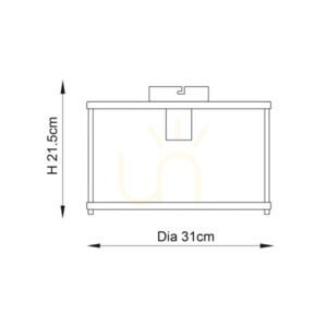 Plafon Endon Hopton mosazné sklo E27 stmívatelný 31 cm 2 Plafon Endon Hopton mosazné sklo E27 stmívatelný 31 cm small 2
