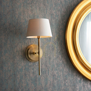 Nástěnné svítidlo Endon Rennes Cici brass E14 1x6 W dimmable, ivory stínidlo 1 Nástěnné svítidlo Endon Rennes Cici brass E14 1x6 W dimmable, ivory stínidlo small 1