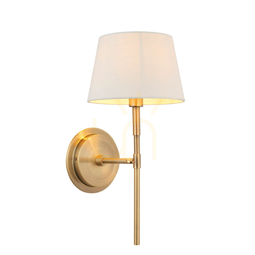 Kontrola Nástěnné svítidlo Endon Rennes Cici brass E14 1x6 W dimmable, ivory stínidlo Nástěnné svítidlo Endon Rennes Cici brass E14 1x6 W dimmable, ivory stínidlo