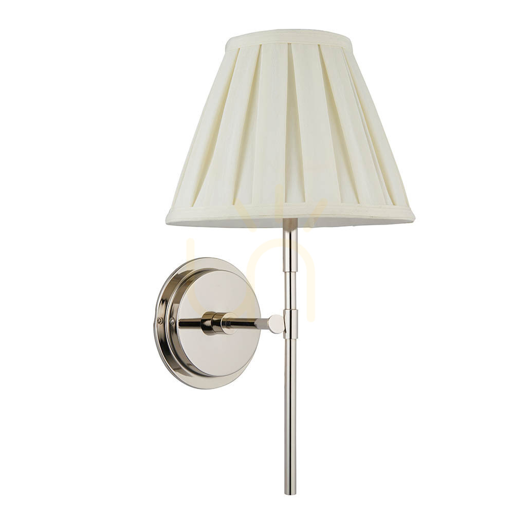 Náhled Nástěnné svítidlo Endon Rennes Carla stříbrné E14 1x6W stmívatelné Nástěnné svítidlo Endon Rennes Carla stříbrné E14 1x6W stmívatelné