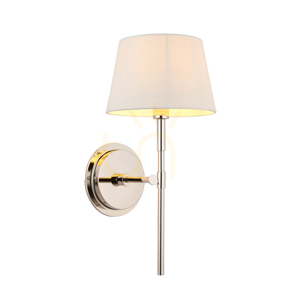 Kontrola Nástěnné svítidlo Endon Rennes Cici stříbrné E14 Ivory 1x6W stmívatelné Nástěnné svítidlo Endon Rennes Cici stříbrné E14 Ivory 1x6W stmívatelné