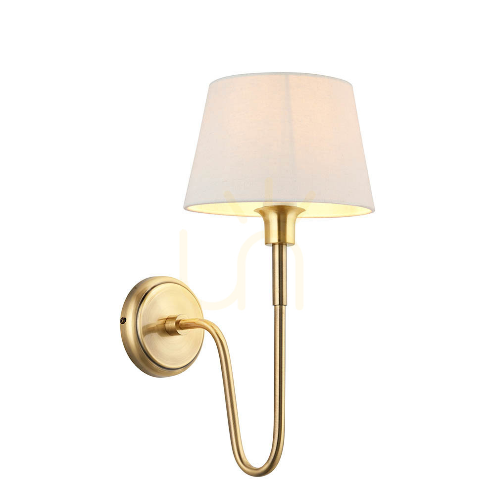 Lampă de perete Endon Rouen alamă E27 42,5 cm