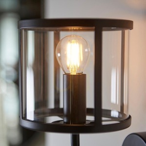 Nástěnné svítidlo Endon Hopton černé ocel/sklo E14 1x7 W stmívatelné small 8