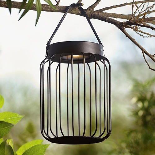 Kontrola Stolní lampa Endon Tropic černá LED sklo ocel 27 cm
