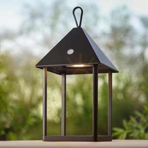 Venkovní přenosná LED lampa Endon Hoot Medium černá 106789 small 4