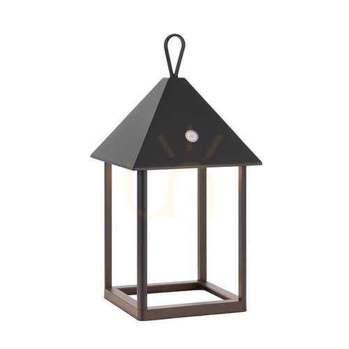 Kontrola Venkovní přenosná LED lampa Endon Hoot Medium černá 106789