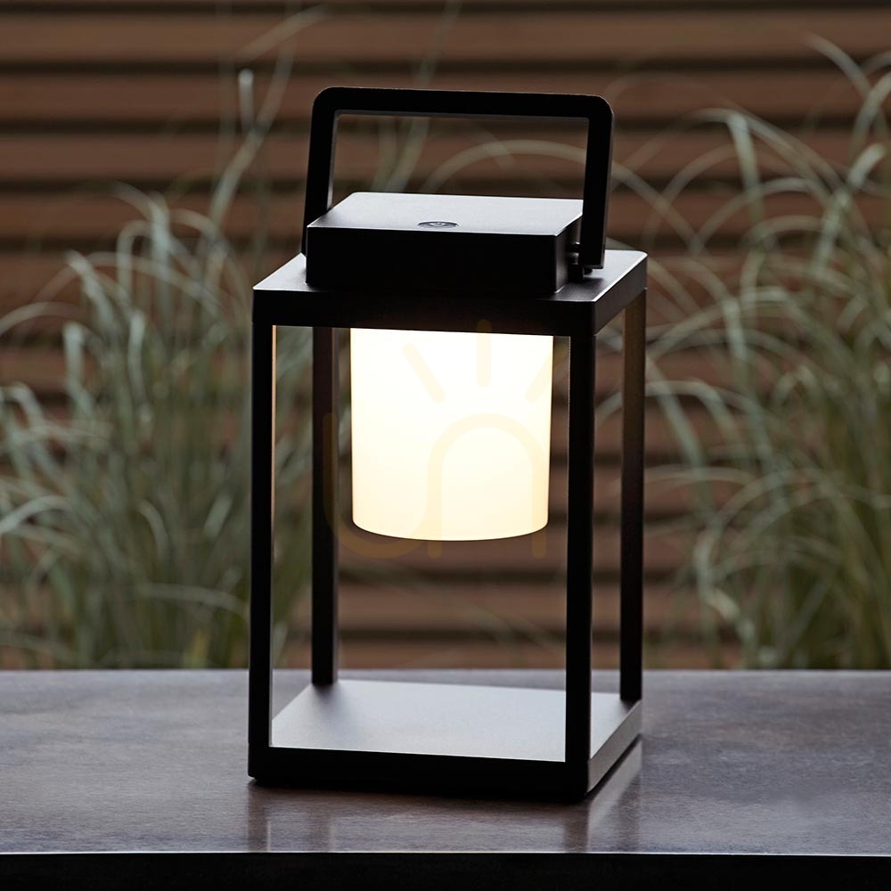 Náhled Stolní lampa Endon Voyage černá LED hliník 24 cm Stolní lampa Endon Voyage černá LED hliník 24 cm