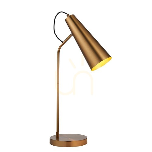 Kontrola Stolní lampa Endon Karna mosazná E27 67,5 cm