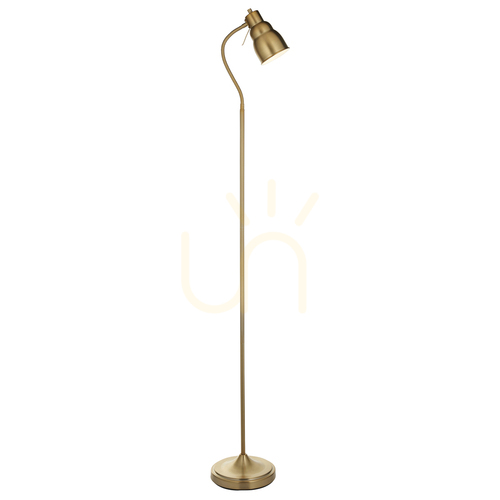 Kontrola Stojací lampa Endon Classic Flexi mosazná, GU10, ocel