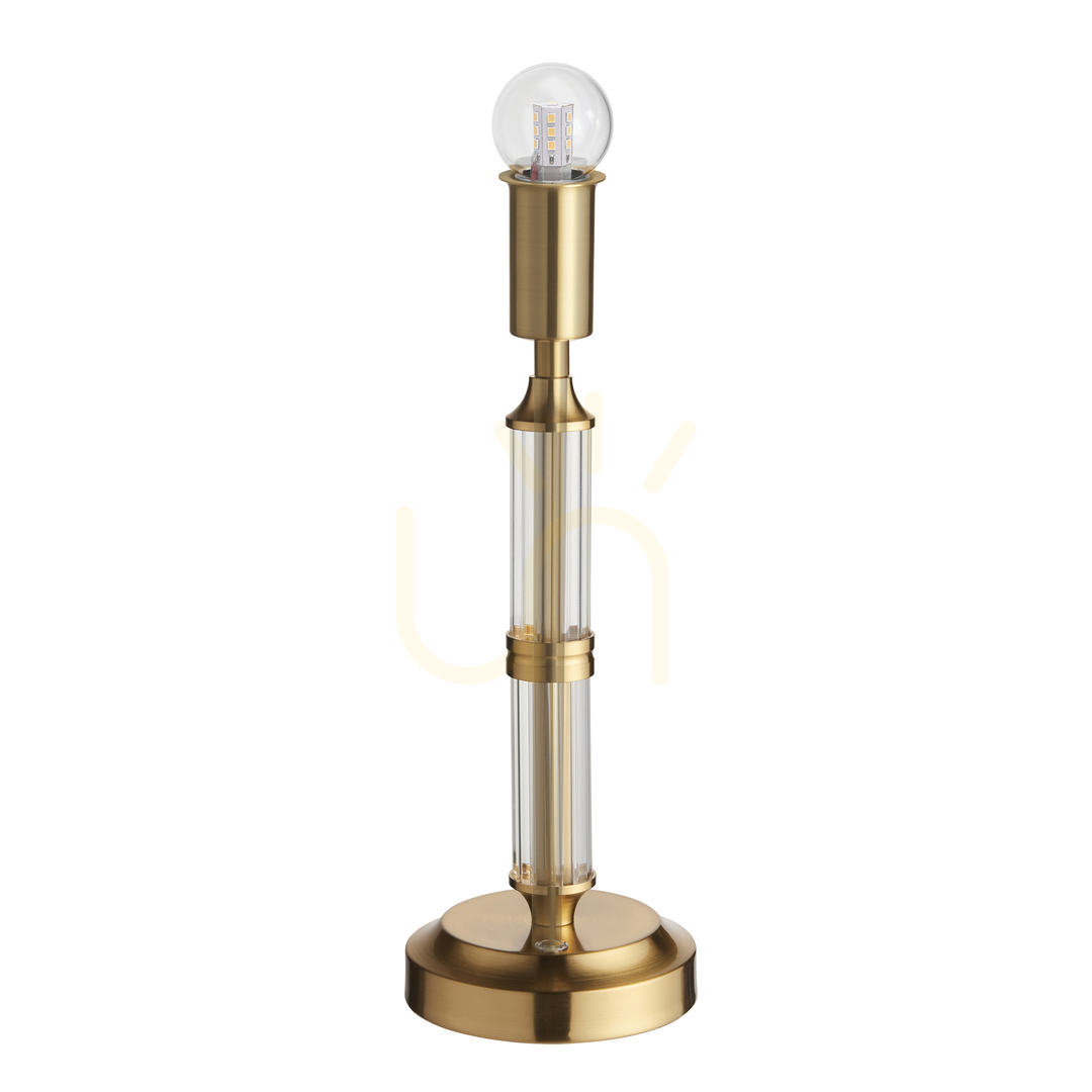 Kontrola Stolní nabíjecí LED lampa Endon Morton mosazná 35,4 cm Stolní nabíjecí LED lampa Endon Morton mosazná 35,4 cm