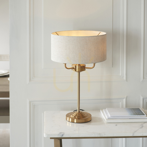 Kontrola Stolní lampa Highclere Brass Endon