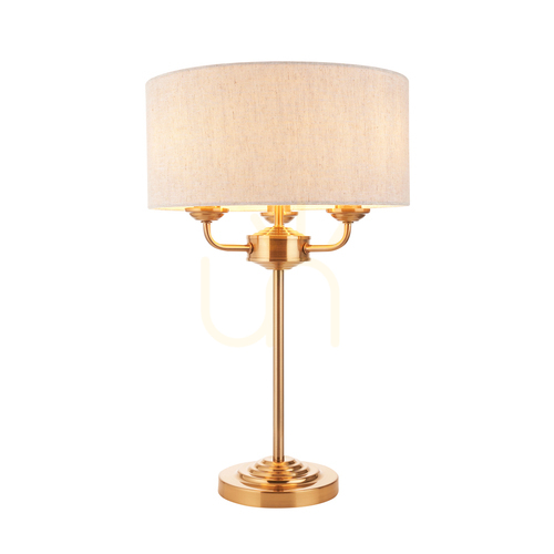 Kontrola Stolní lampa Highclere Brass Endon