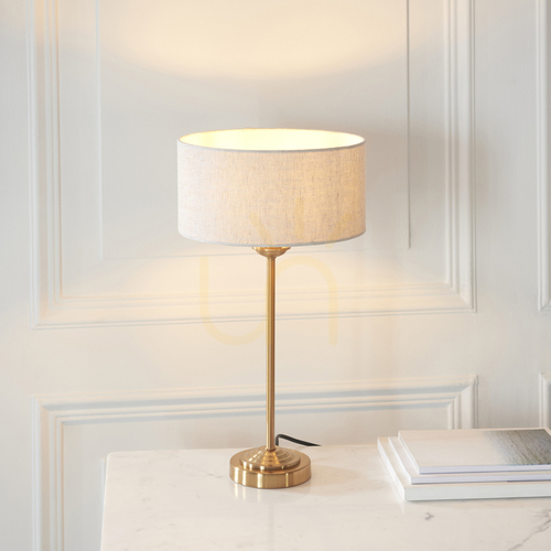Kontrola Stolní lampa Endon Highclere mosazná E14 44,7 cm
