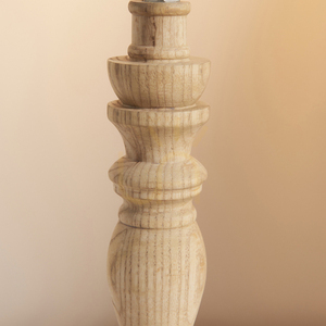 Základna stolní lampy Endon Bibury z jasanového dřeva a mosazi B22 27,2 cm small 4