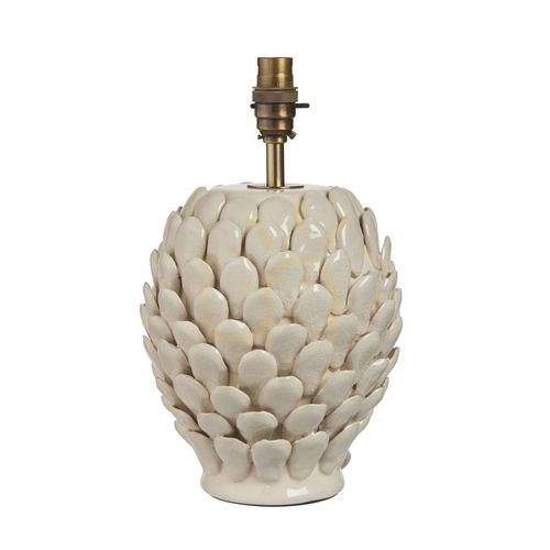 Kontrola Podstavec stolní lampy Endon Layered Leaf keramický slonová kost B22 30,5 cm