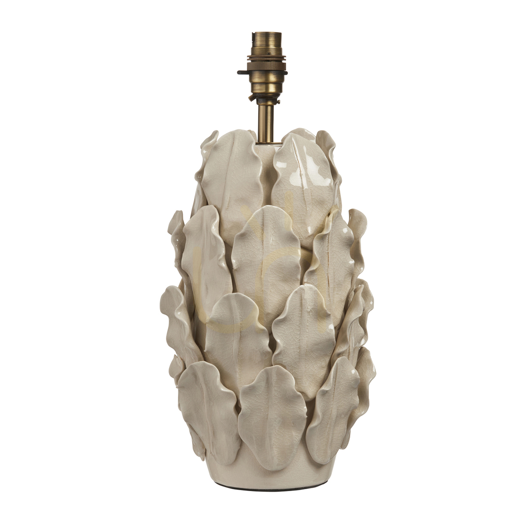 Kontrola Stolní lampa Endon Vrstvené listy, mosaz, keramika a ocel Stolní lampa Endon Vrstvené listy, mosaz, keramika a ocel