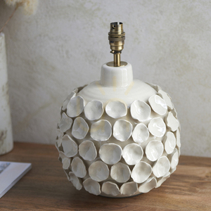 Stolní lampa Endon Borello mosazná keramická 32 cm B22 small 1