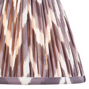 Stínidlo Endon Zigzag 111324 perleťově šedé 25 cm E27/B22 small 1