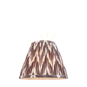 Stínidlo Endon Zigzag 111324 perleťově šedé 25 cm E27/B22 small 0