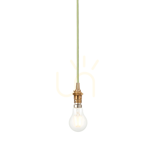 Kontrola Závěsná lampa Eltham Brass Endon