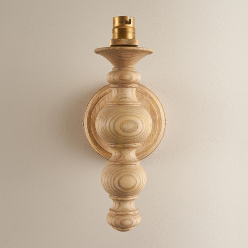 Kontrola Nástěnné svítidlo Endon Bibury Brass, mosazné, dřevo, ocel, B22, stmívatelné