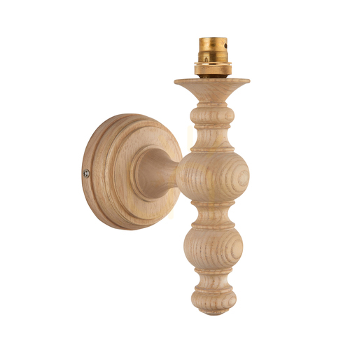 Kontrola Nástěnné svítidlo Endon Bibury Brass, mosazné, dřevo, ocel, B22, stmívatelné