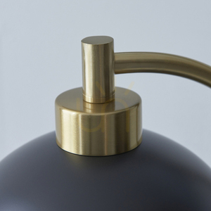 Stolní lampa Endon Buchanan šedá ocel mramor E27 small 3