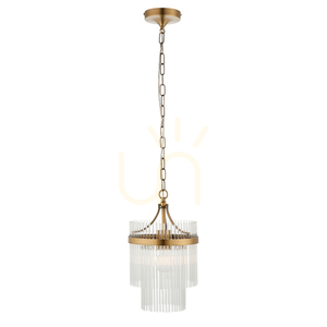 Mosazná závěsná lampa Marietta Endon small 9