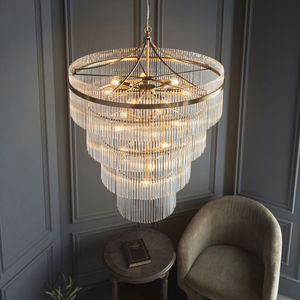 Mosazná závěsná lampa Marietta Endon small 4