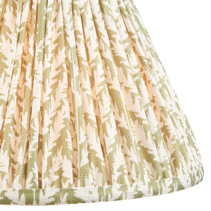 Zelené textilní stínidlo Endon Leaf 30 cm E27/B22 112913 small 1